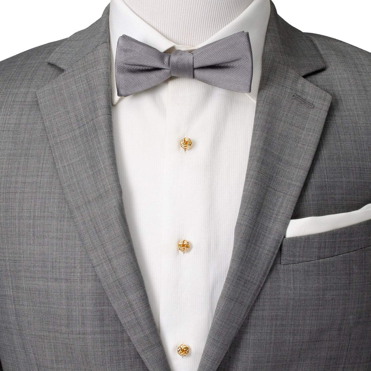 Gold Knot 5-Stud Set - Cufflinks.com - Flyclothing LLC
