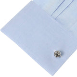 Silver Knot Cufflinks - Cufflinks.com - Flyclothing LLC