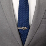 Silver Knot Rope Tie Clip - Cufflinks.com - Flyclothing LLC