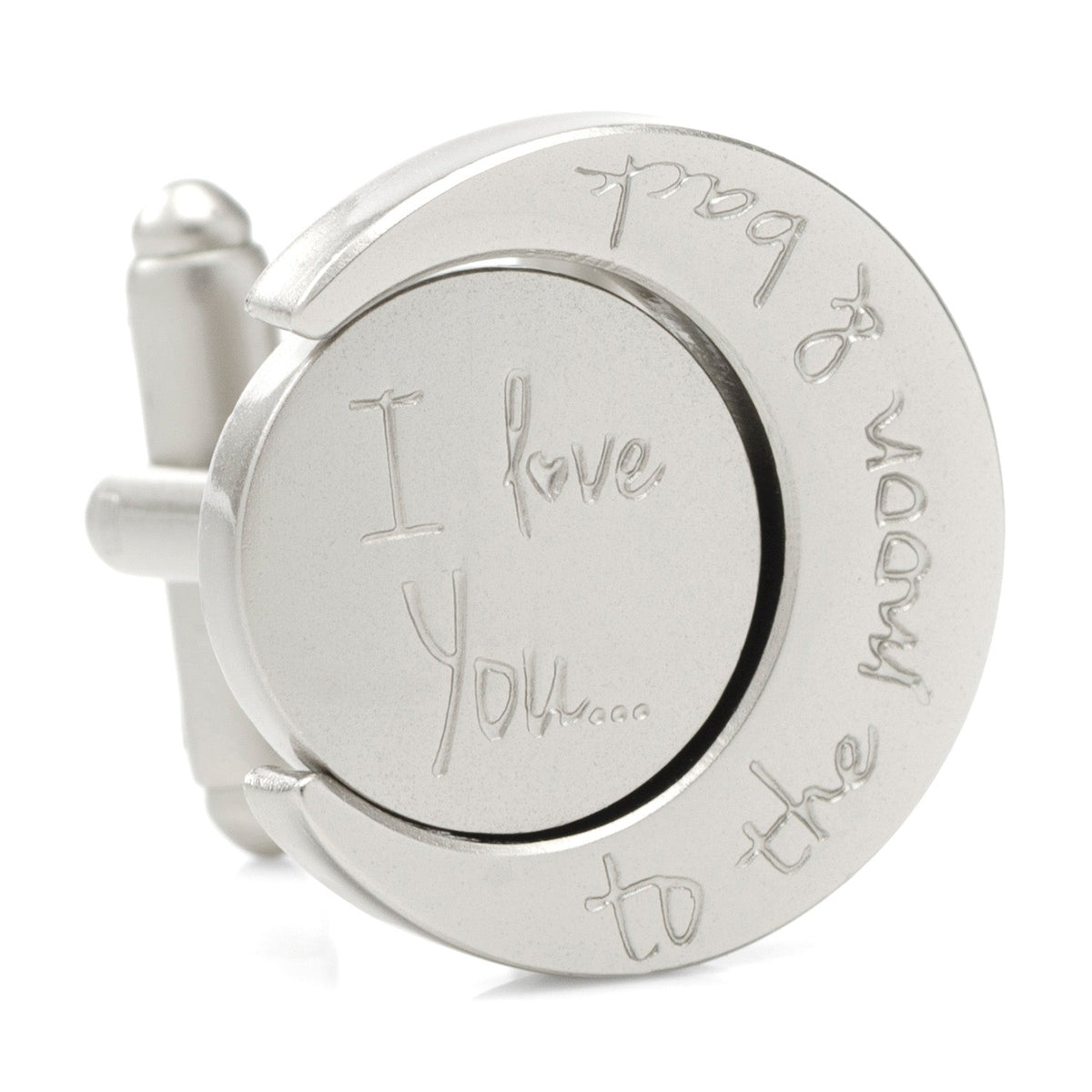 Love You to the Moon and Back Cufflinks - Cufflinks.com - Flyclothing LLC