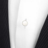 Silver and Mother of Pearl 5-Studs - Cufflinks.com - Flyclothing LLC
