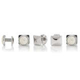 Mosaic Mother of Pearl 5-Stud Set - Cufflinks.com - Flyclothing LLC