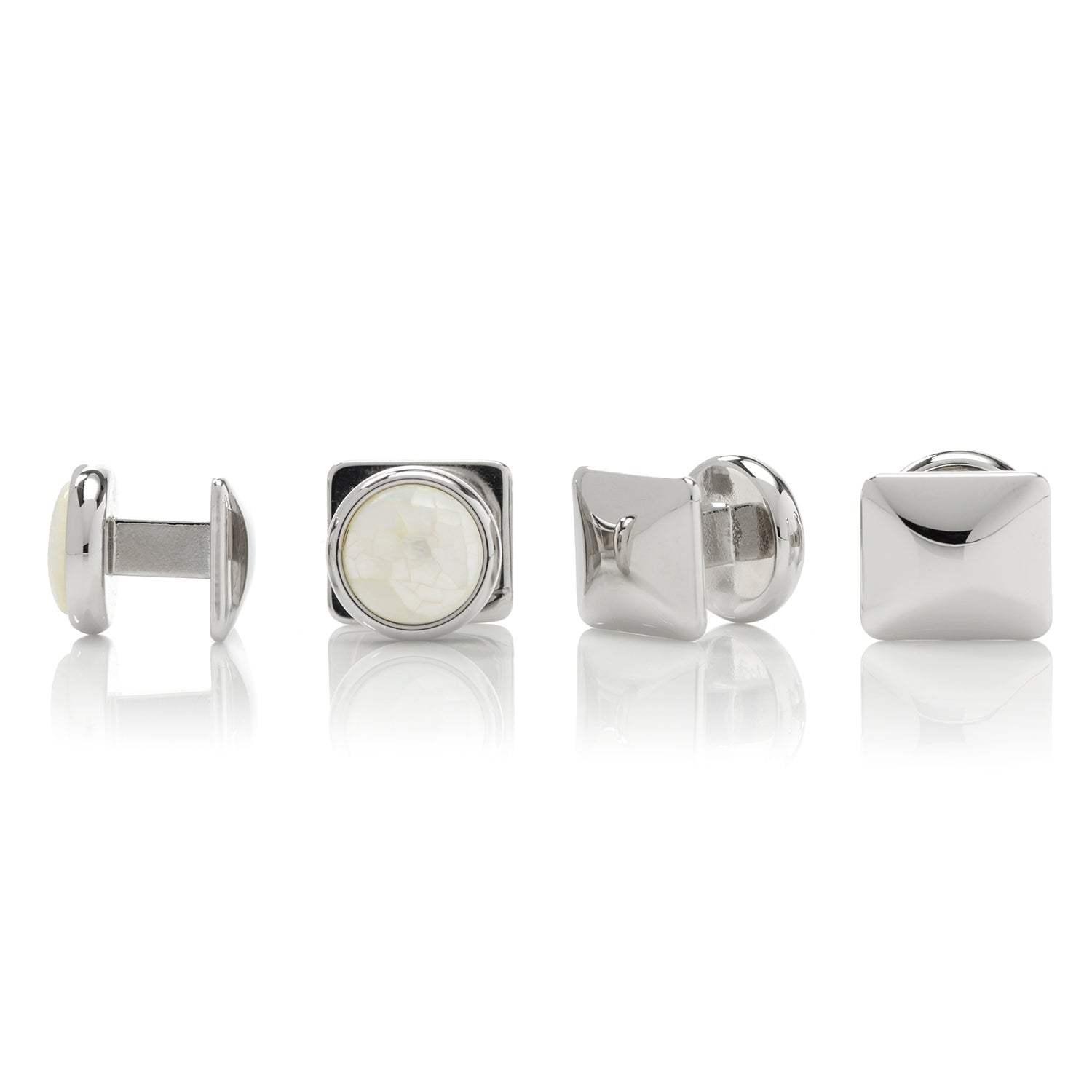 Mosaic Mother of Pearl 5-Studs - Cufflinks.com - Flyclothing LLC