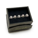 Mosaic Smoke Mother of Pearl 5-Studs - Cufflinks.com - Flyclothing LLC