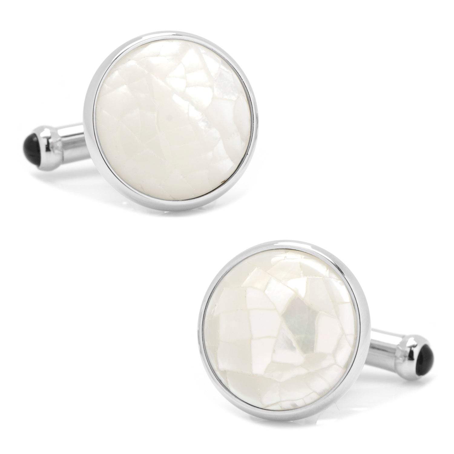 Mosaic Mother of Pearl Cufflinks - Cufflinks.com - Flyclothing LLC