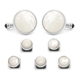 Mixed Mother of Pearl 5-Stud Set - Cufflinks.com - Flyclothing LLC