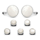Mixed Mother of Pearl 5-Stud Set - Cufflinks.com - Flyclothing LLC