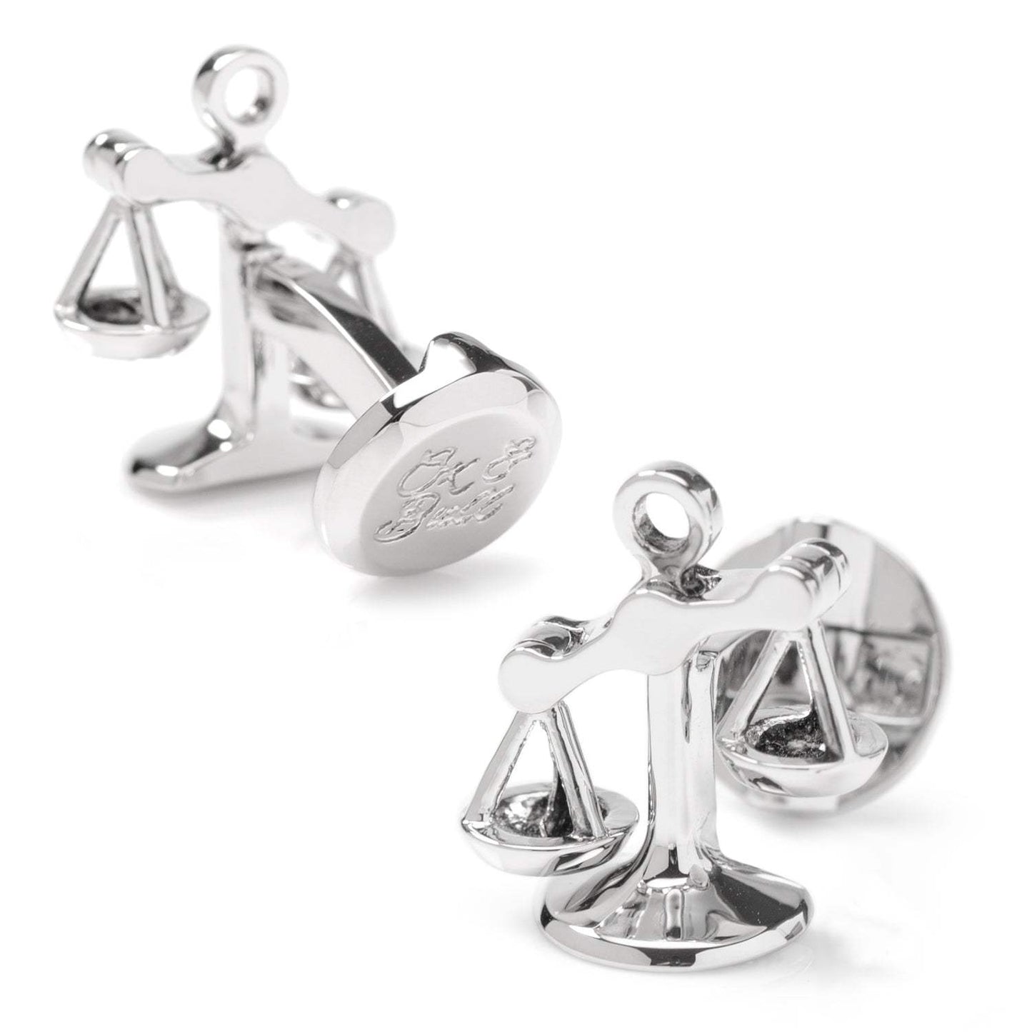 Moving Parts Scales of Justice Cufflinks - Cufflinks.com - Flyclothing LLC