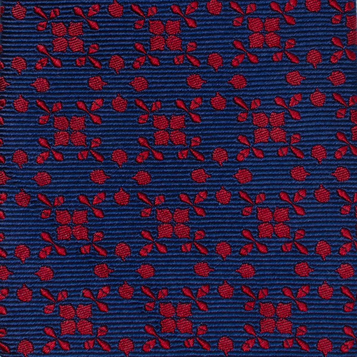 Navy/Red Patterned Men's Tie - Cufflinks.com - Flyclothing LLC