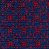 Navy/Red Patterned Men's Tie - Cufflinks.com - Flyclothing LLC