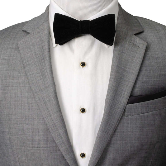 Gold and Onyx 5-Studs - Cufflinks.com - Flyclothing LLC