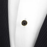 Gold and Onyx 5-Studs - Cufflinks.com - Flyclothing LLC