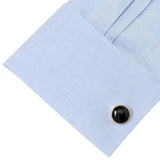 Gold and Onyx 5-Stud Set - Cufflinks.com - Flyclothing LLC