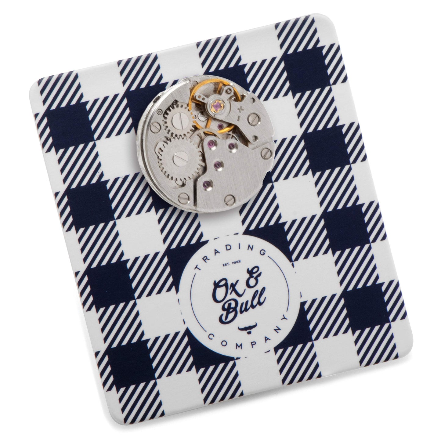 Open Edge Skeleton Watch Movement Lapel Pin - Cufflinks.com - Flyclothing LLC
