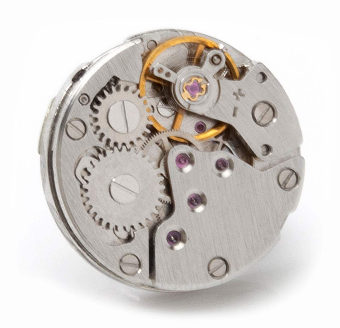 Open Edge Skeleton Watch Movement Lapel Pin - Cufflinks.com - Flyclothing LLC