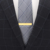 14K Gold Plated Rope Border Oval Cufflinks and Tie Bar Gift Set - Cufflinks.com - Flyclothing LLC
