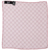 Dusty Blush Floral Motif Pocket Square - Cufflinks.com - Flyclothing LLC