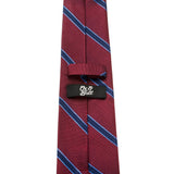 The Phillip Tie (Burgundy Stripe Men's Tie) - Cufflinks.com - Flyclothing LLC