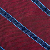 The Phillip Tie (Burgundy Stripe Men's Tie) - Cufflinks.com - Flyclothing LLC