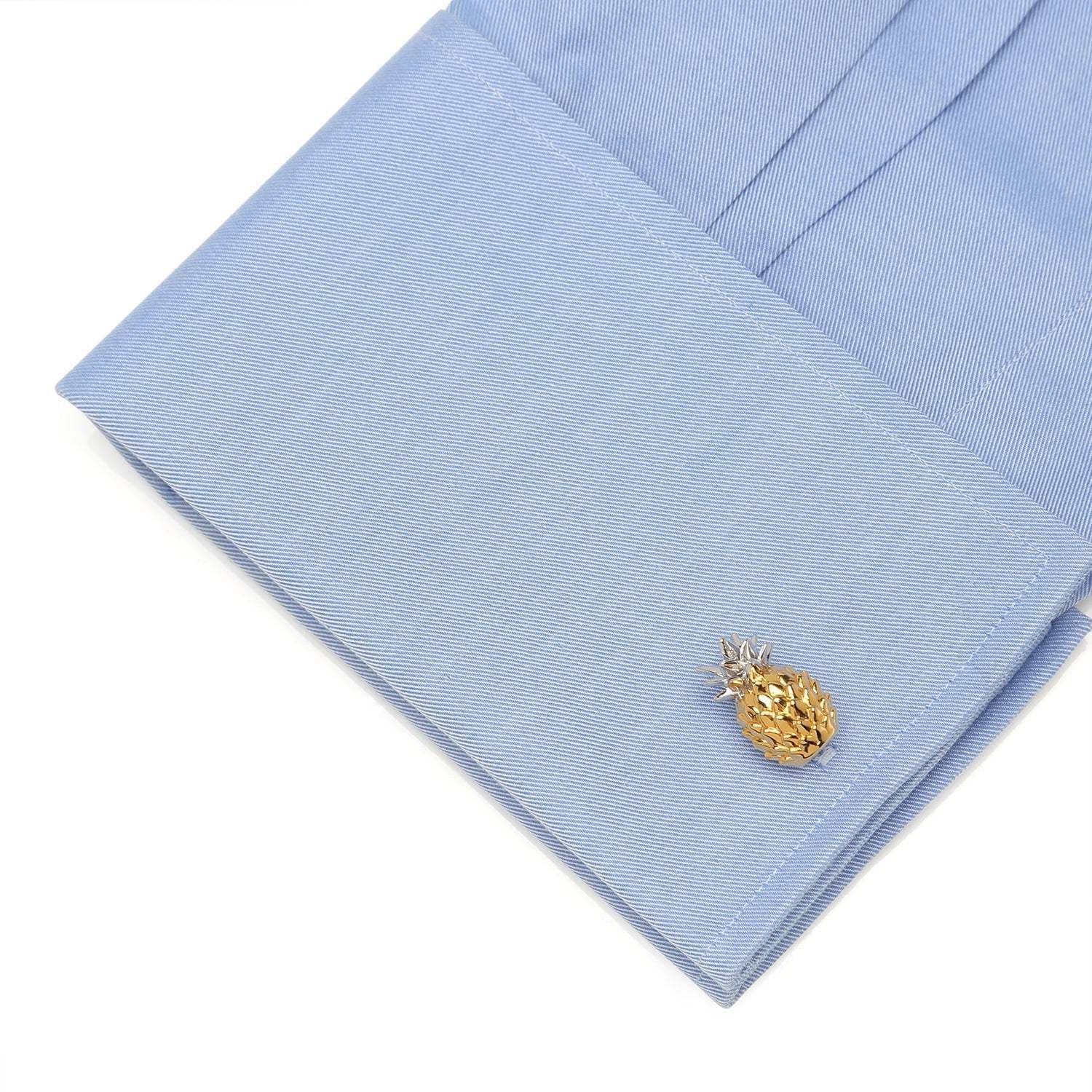 Pineapple 3D Cufflinks - Cufflinks.com - Flyclothing LLC