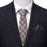 Gray Plaid Men's Tie - Cufflinks.com - Flyclothing LLC