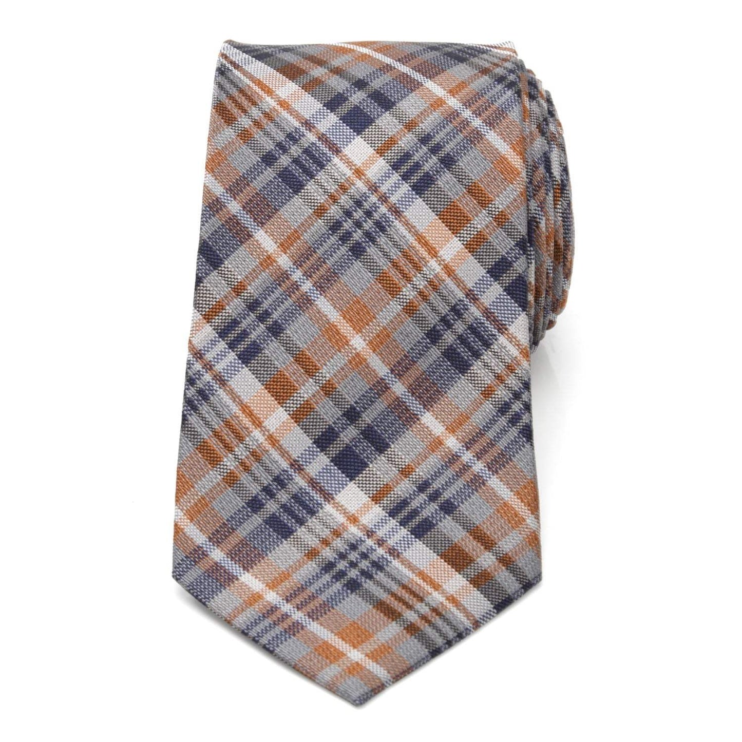 Gray Plaid Men's Tie - Cufflinks.com - Flyclothing LLC
