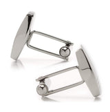 Stainless Steel Tartan Plaid Cufflinks - Cufflinks.com - Flyclothing LLC