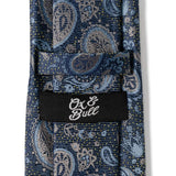 Blue & Gray Paisley Men's Tie - Cufflinks.com - Flyclothing LLC