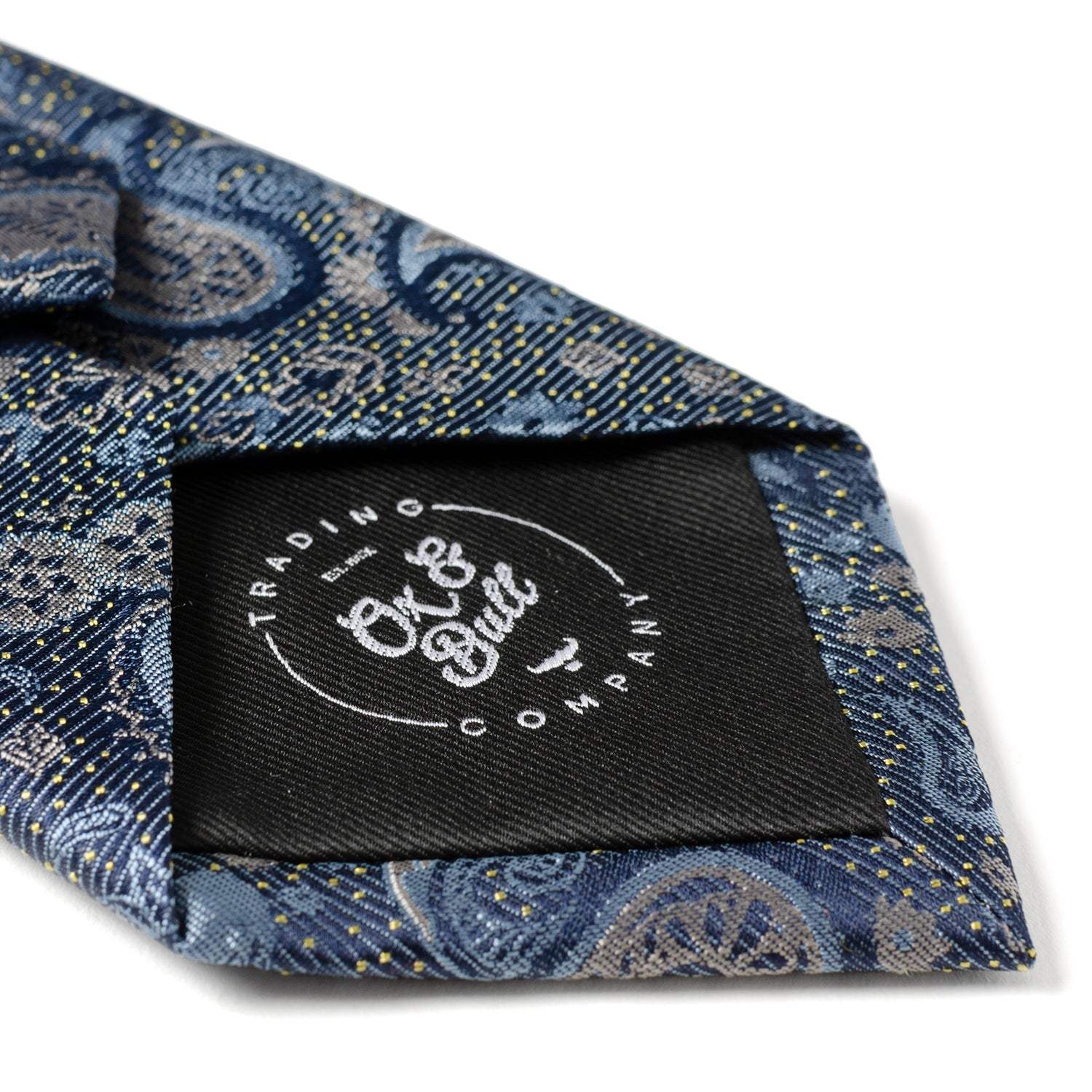 Blue & Gray Paisley Men's Tie - Cufflinks.com - Flyclothing LLC