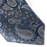 Blue & Gray Paisley Men's Tie - Cufflinks.com - Flyclothing LLC