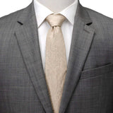 Champagne Paisley Men's Tie - Cufflinks.com - Flyclothing LLC