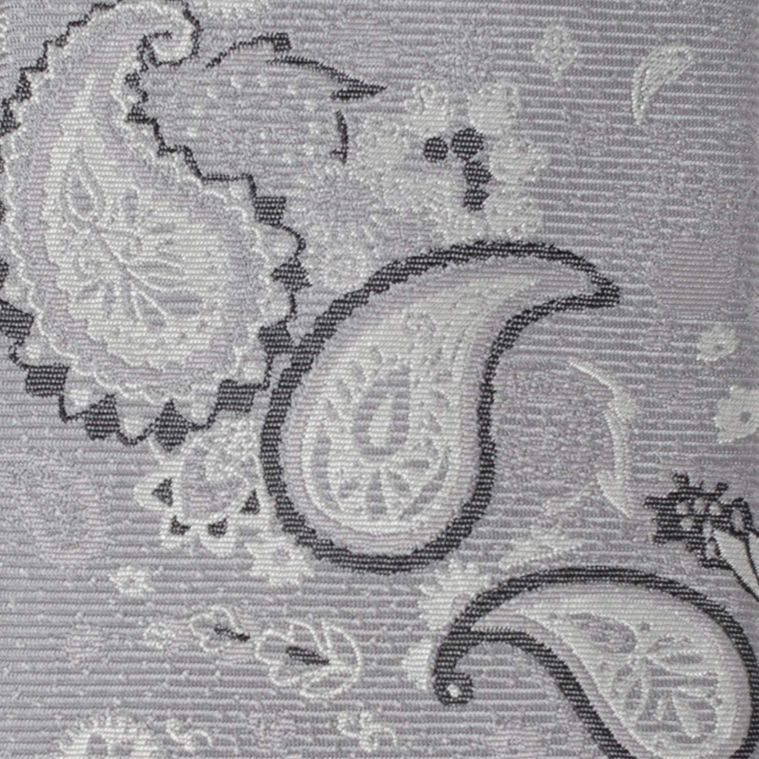 Gray Paisley Men's Tie - Cufflinks.com - Flyclothing LLC