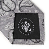 Gray Paisley Men's Tie - Cufflinks.com - Flyclothing LLC