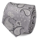 Gray Paisley Men's Tie - Cufflinks.com - Flyclothing LLC