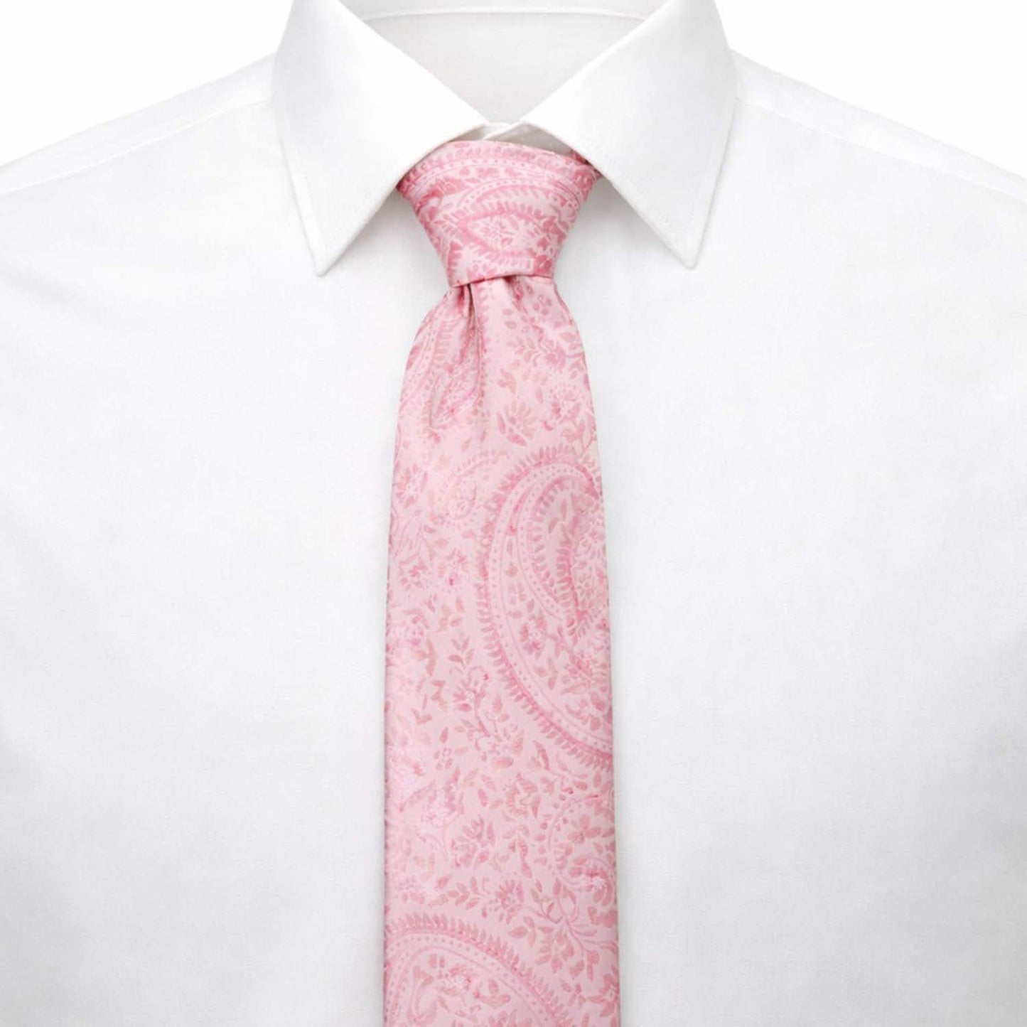 Blush Paisley Men's Tie - Cufflinks.com - Flyclothing LLC