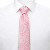 Blush Paisley Men's Tie - Cufflinks.com - Flyclothing LLC