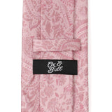 Blush Paisley Men's Tie - Cufflinks.com - Flyclothing LLC
