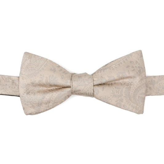 Tan Paisley Men's Bow Tie - Cufflinks.com - Flyclothing LLC