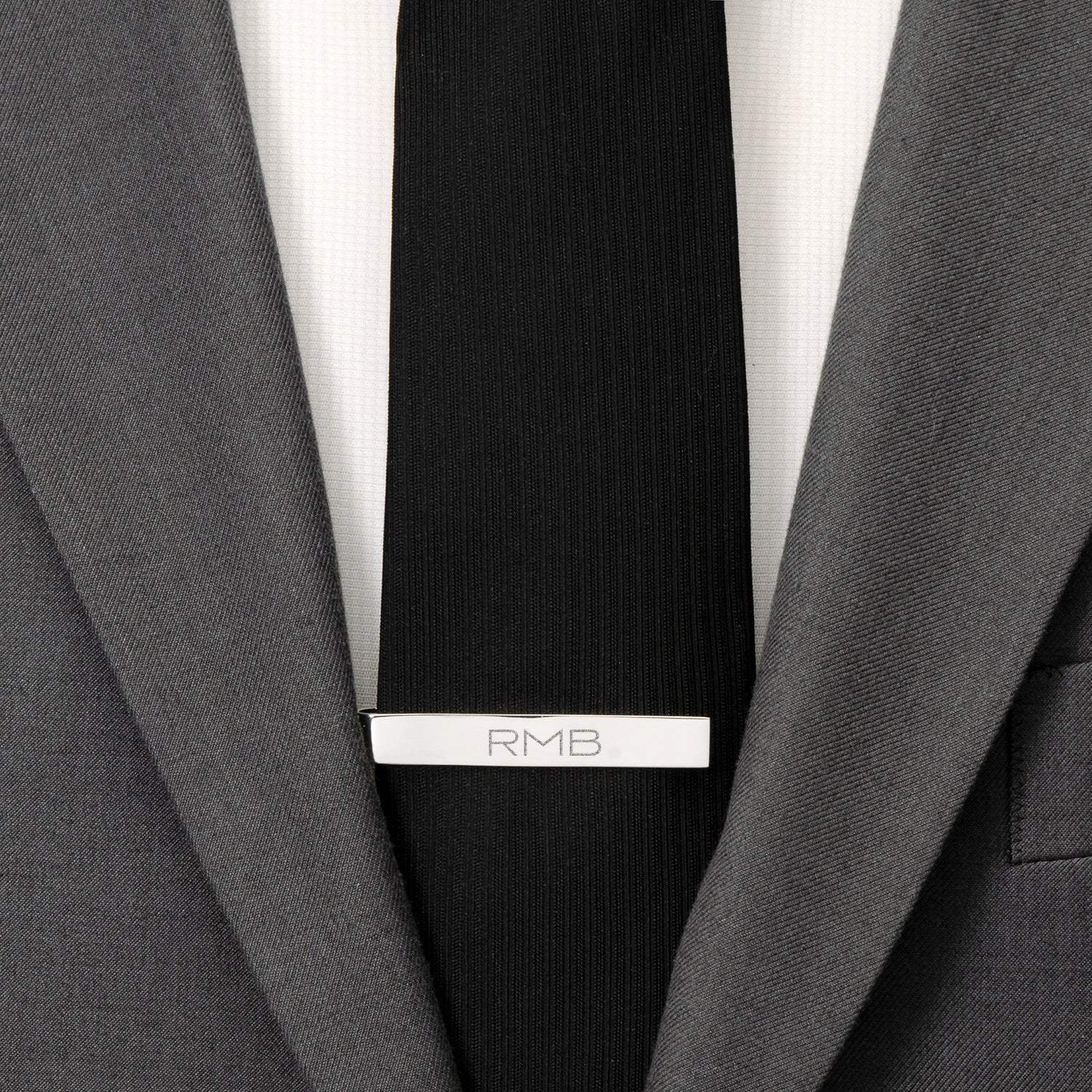 Engravable Rope Border Round Cufflinks and Tie Bar Gift Set - Cufflinks.com - Flyclothing LLC
