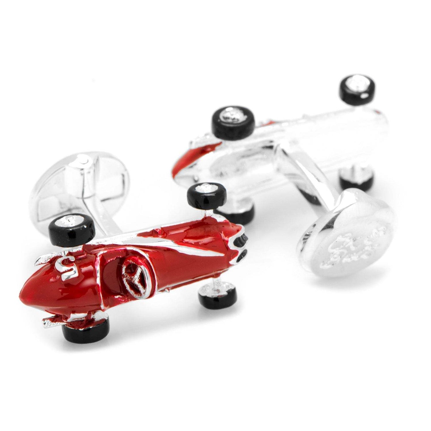 Vintage Race Car 3D Cufflinks - Cufflinks.com - Flyclothing LLC