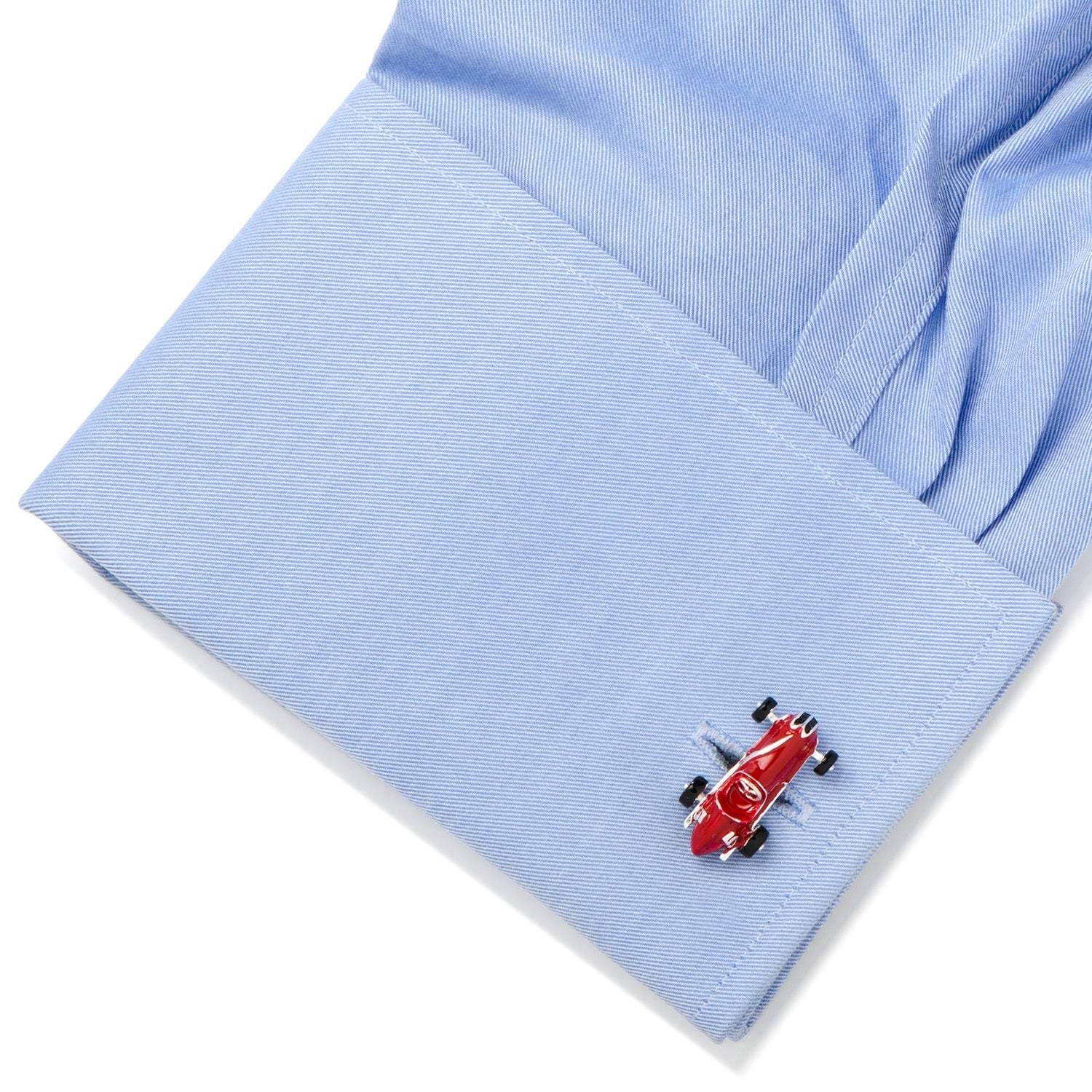 Vintage Race Car 3D Cufflinks - Cufflinks.com - Flyclothing LLC