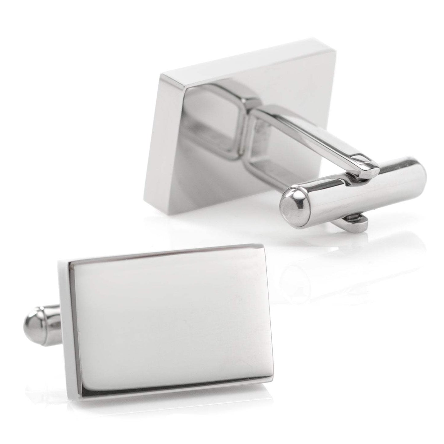 Engravable Rectangle Infinity 3-Piece Gift Set - Cufflinks.com - Flyclothing LLC