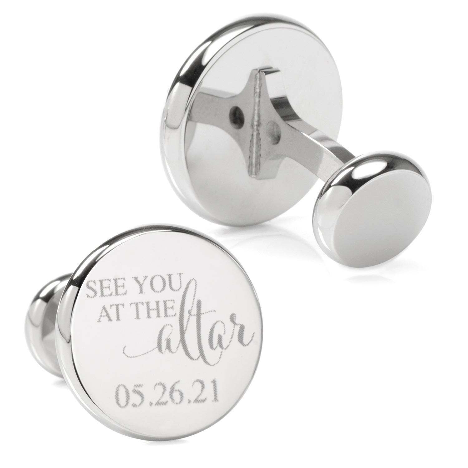 See You at the Altar Custom Photo Cufflinks - Cufflinks.com - Flyclothing LLC