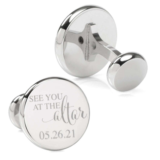 See You at the Altar Custom Photo Cufflinks - Cufflinks.com - Flyclothing LLC