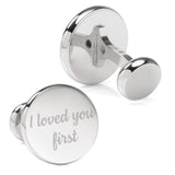 I Loved You First Custom Photo Cufflinks - Cufflinks.com - Flyclothing LLC