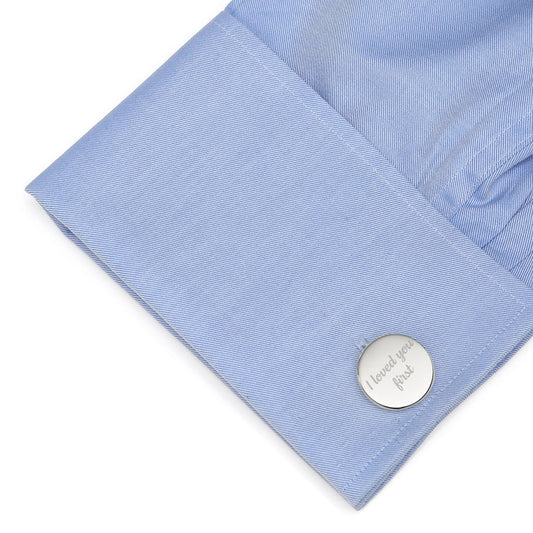 I Loved You First Custom Photo Cufflinks