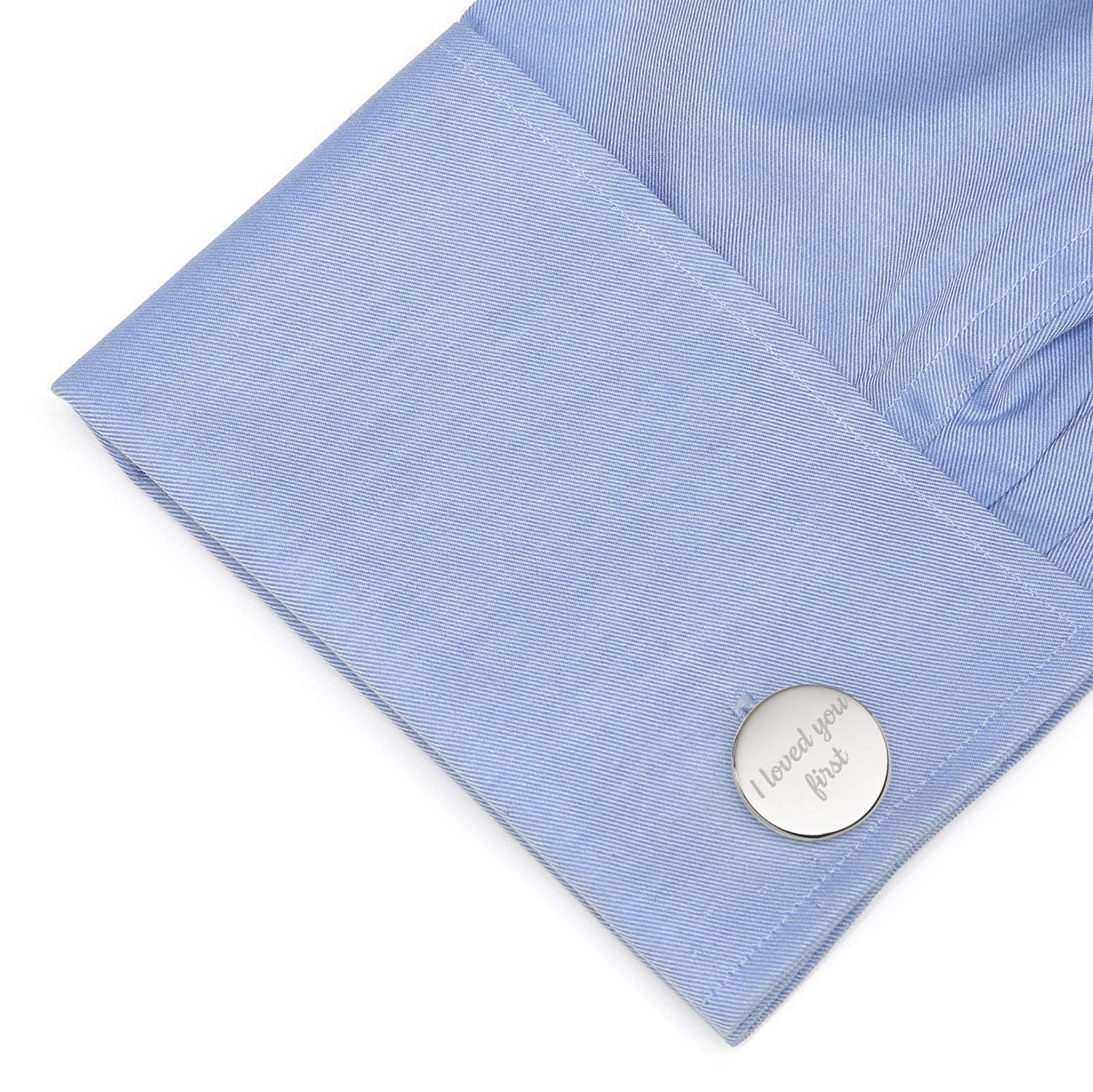 I Loved You First Custom Photo Cufflinks - Cufflinks.com - Flyclothing LLC