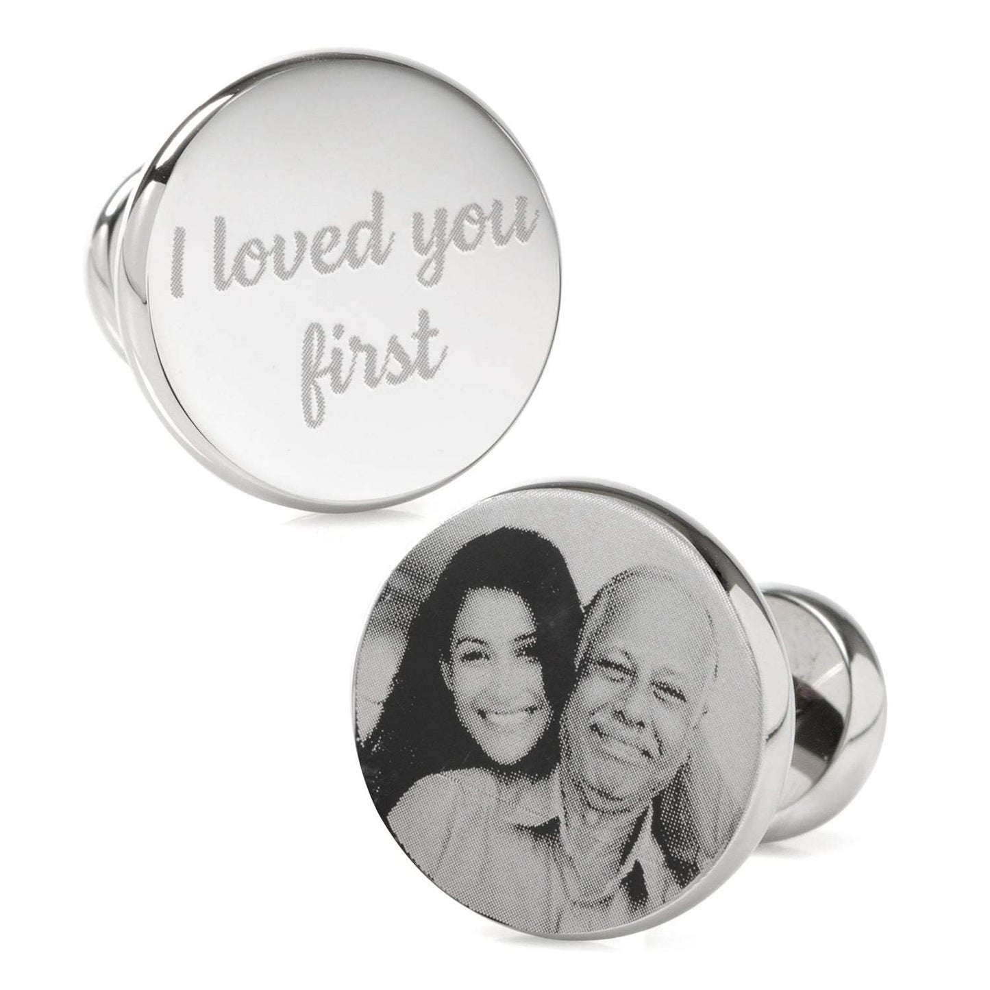I Loved You First Custom Photo Cufflinks - Cufflinks.com - Flyclothing LLC
