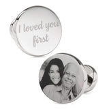I Loved You First Custom Photo Cufflinks - Cufflinks.com - Flyclothing LLC