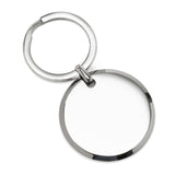 Round Engravable Stainless Steel Key Chain - Cufflinks.com - Flyclothing LLC